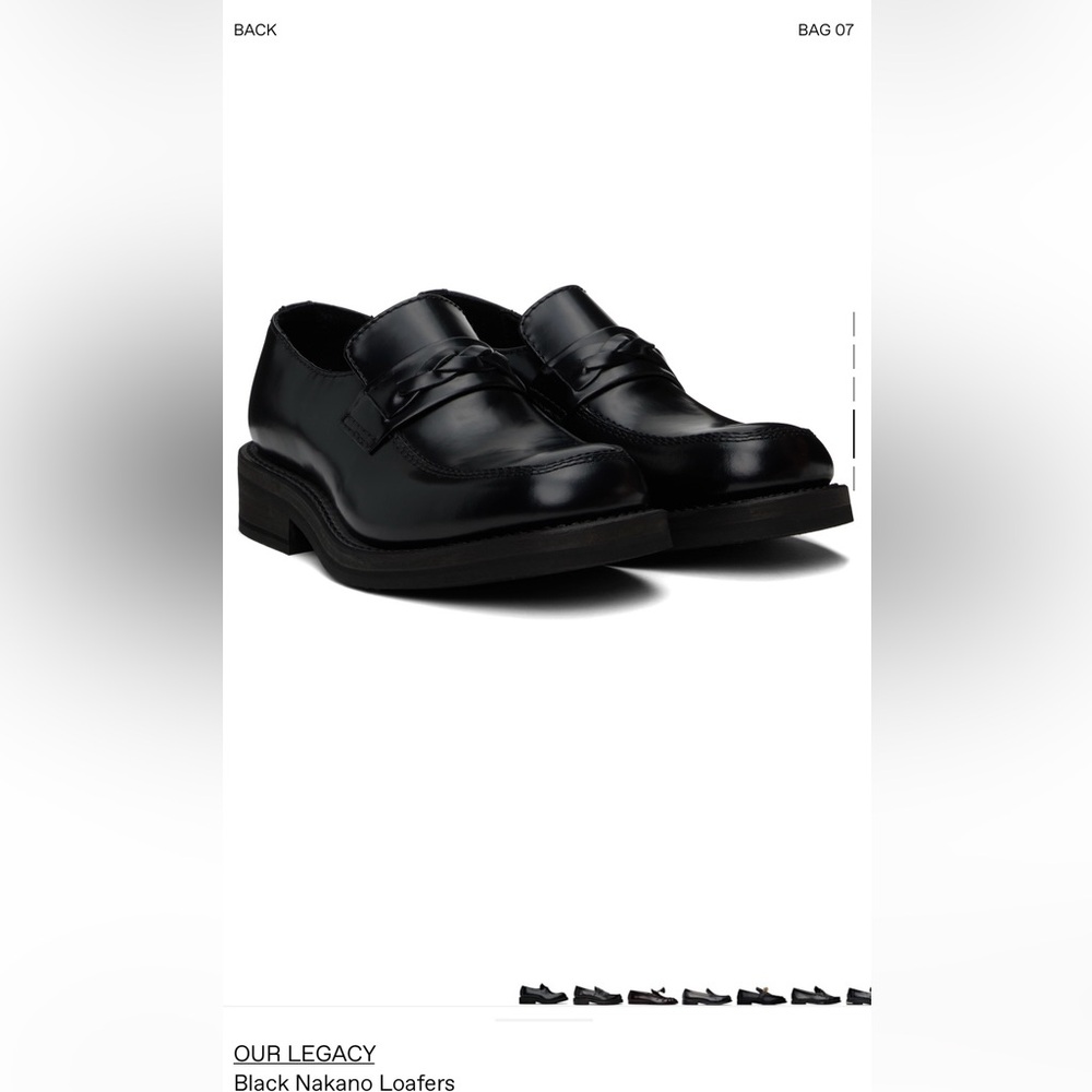 Our legacy loafers